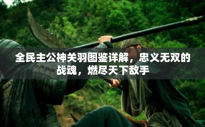 全民主公神关羽图鉴详解，忠义无双的战魂，燃尽天下敌手