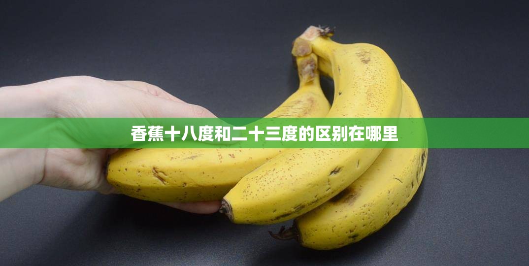 香蕉十八度和二十三度的区别在哪里