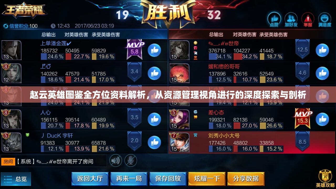 赵云英雄图鉴全方位资料解析，从资源管理视角进行的深度探索与剖析