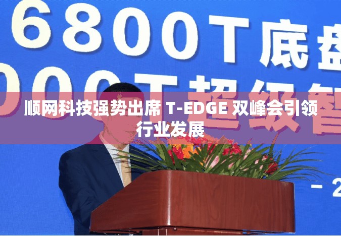 顺网科技强势出席 T-EDGE 双峰会引领行业发展