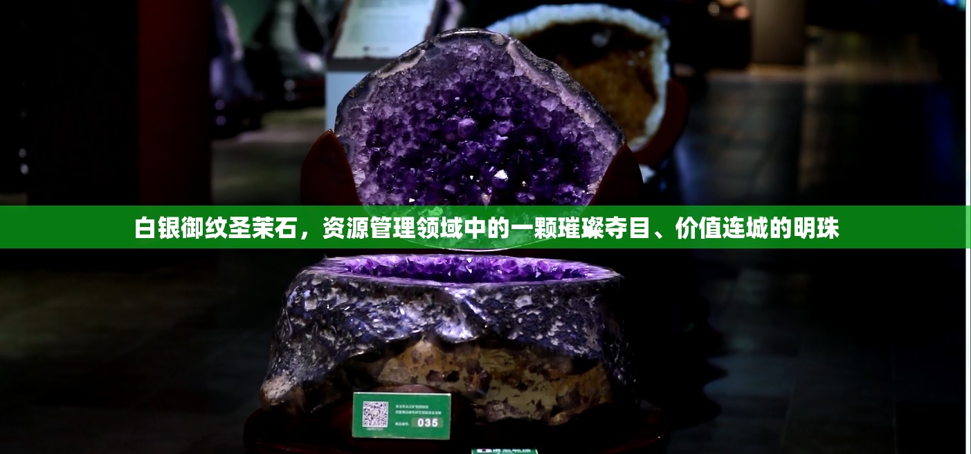 白银御纹圣茉石，资源管理领域中的一颗璀璨夺目、价值连城的明珠