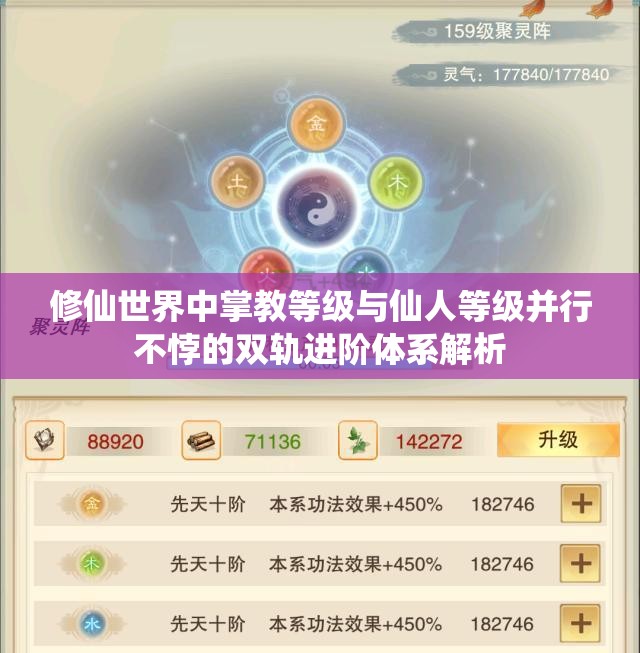 修仙世界中掌教等级与仙人等级并行不悖的双轨进阶体系解析