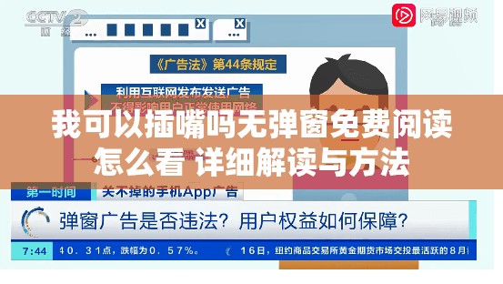 我可以插嘴吗无弹窗免费阅读怎么看 详细解读与方法