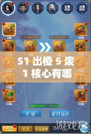 S1 出橙 5 废 1 核心有哪些及相关内容详细解析