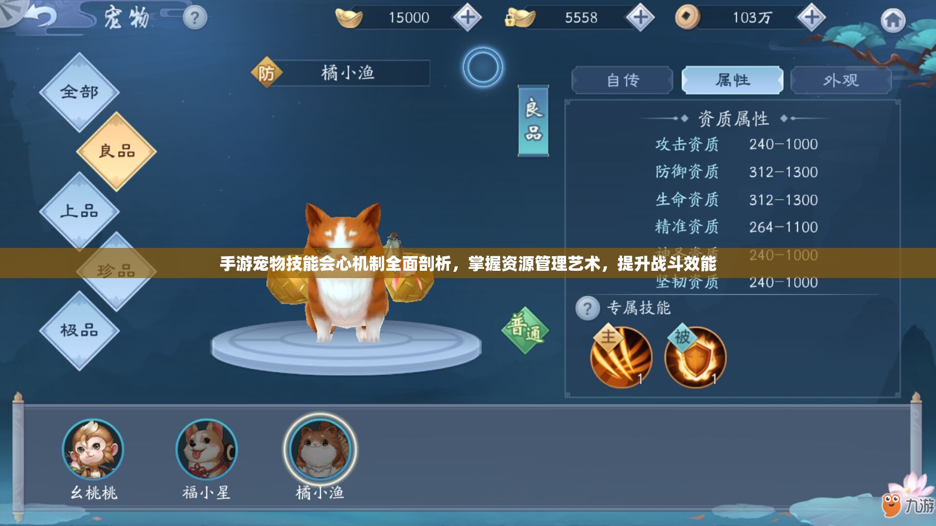 手游宠物技能会心机制全面剖析，掌握资源管理艺术，提升战斗效能