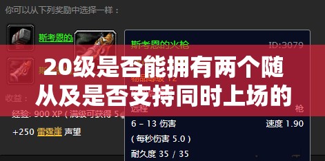20级是否能拥有两个随从及是否支持同时上场的问题解析