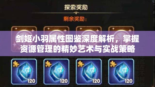 剑姬小羽属性图鉴深度解析，掌握资源管理的精妙艺术与实战策略