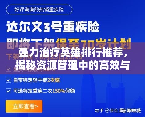 强力治疗英雄排行推荐，揭秘资源管理中的高效与智慧选择策略