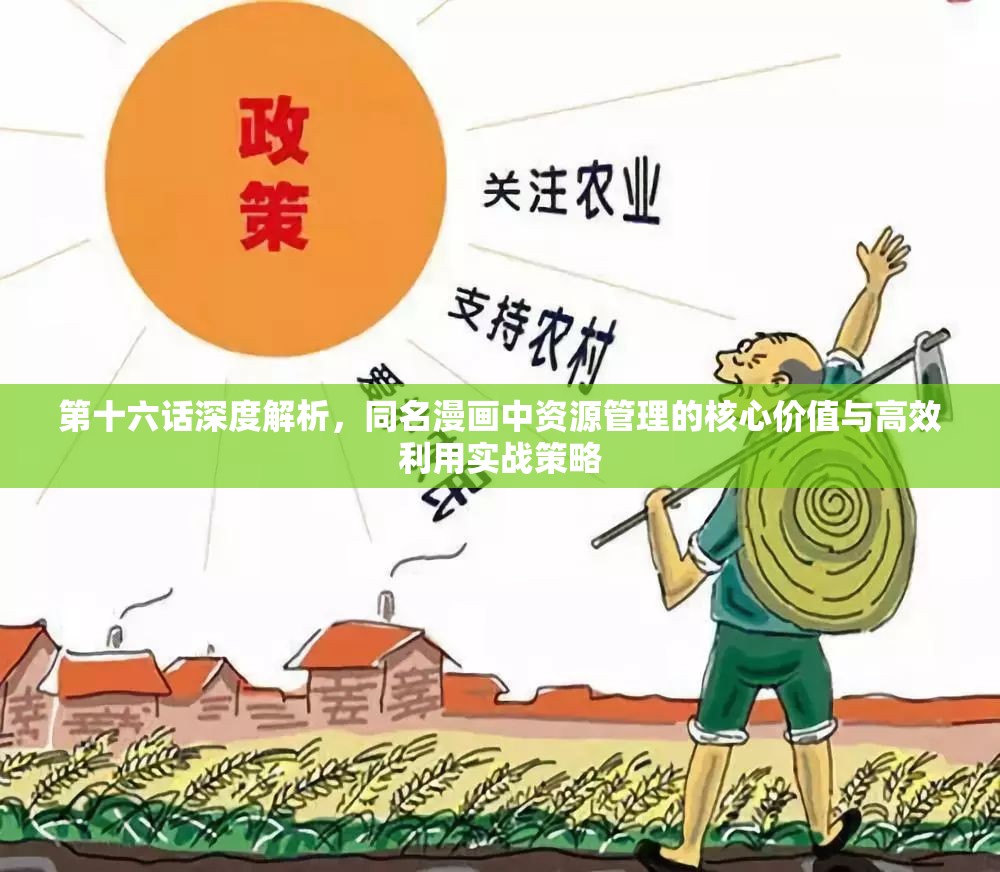 第十六话深度解析，同名漫画中资源管理的核心价值与高效利用实战策略