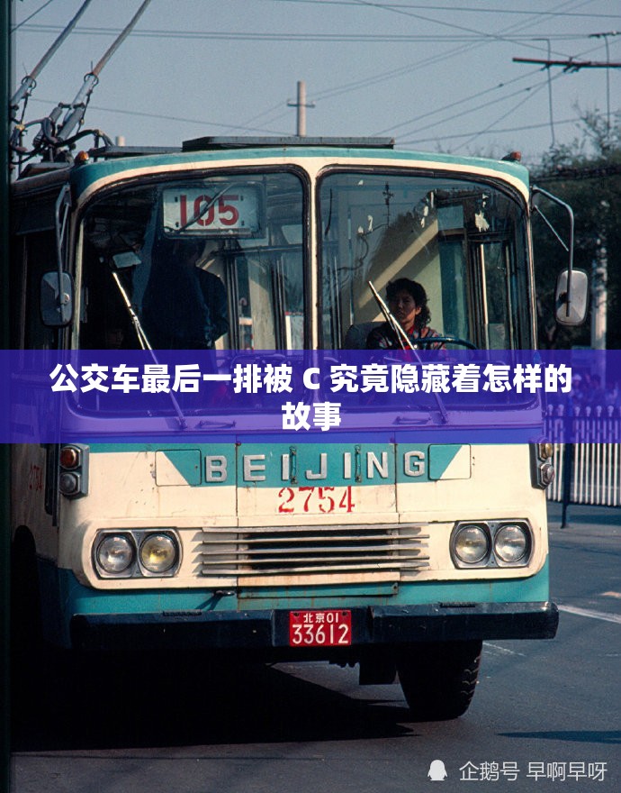公交车最后一排被 C 究竟隐藏着怎样的故事