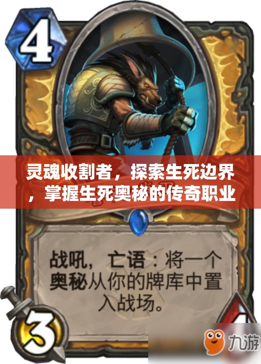 灵魂收割者，探索生死边界，掌握生死奥秘的传奇职业大师