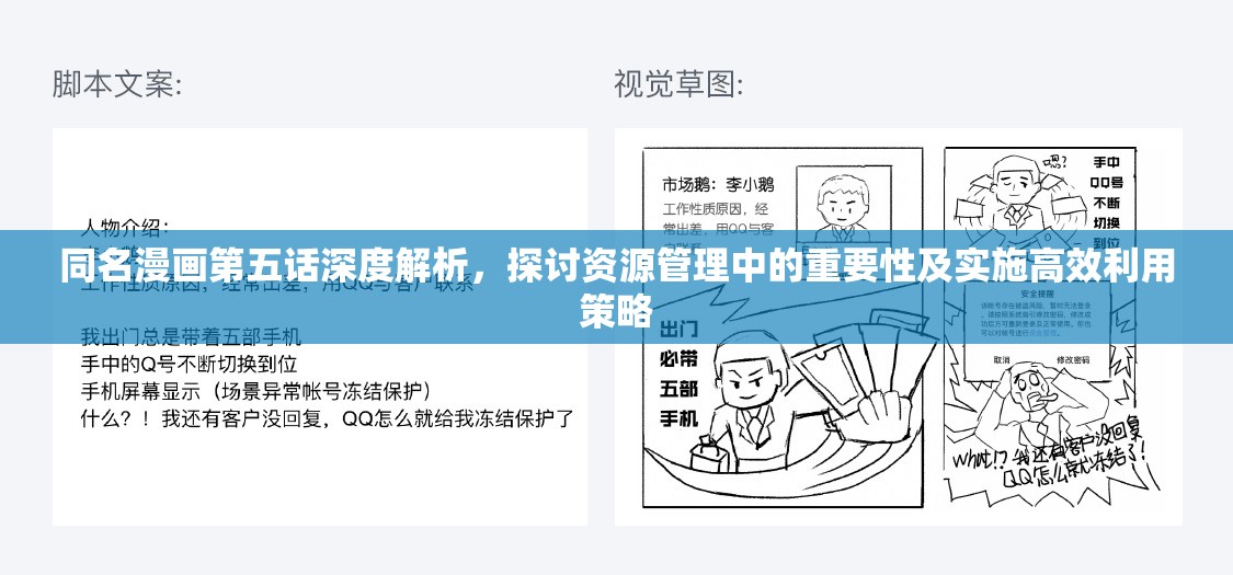 同名漫画第五话深度解析，探讨资源管理中的重要性及实施高效利用策略
