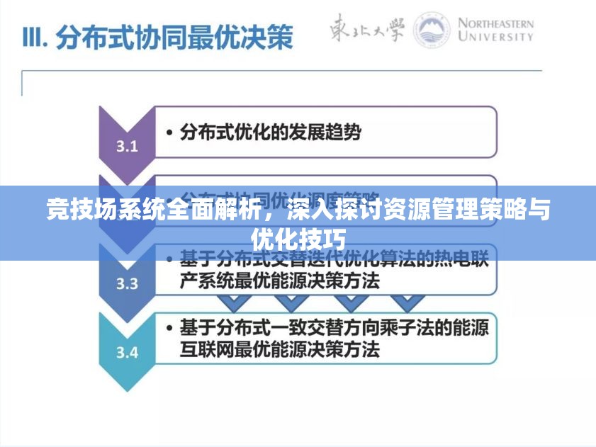 竞技场系统全面解析，深入探讨资源管理策略与优化技巧