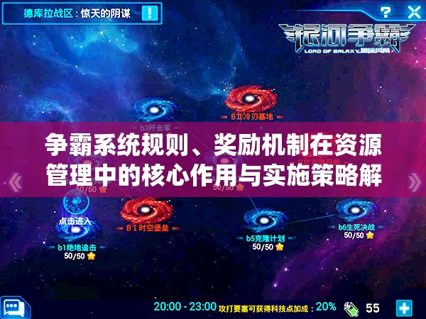 争霸系统规则、奖励机制在资源管理中的核心作用与实施策略解析