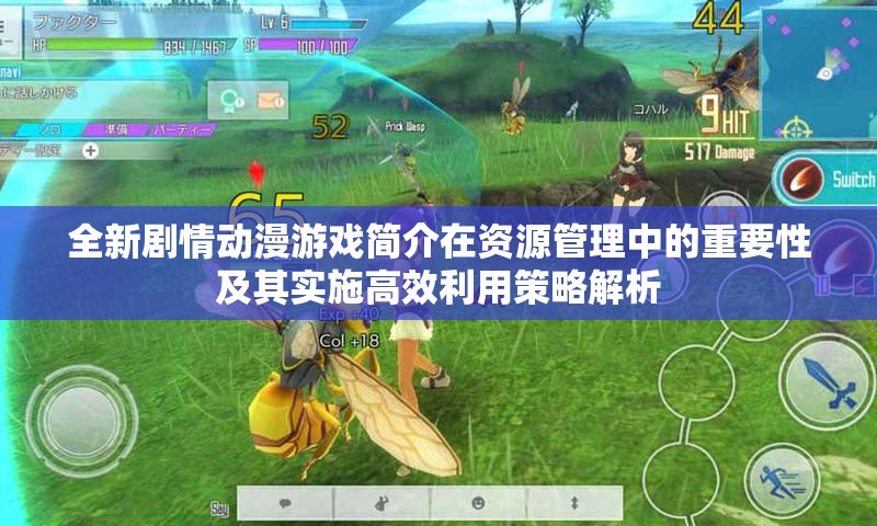 全新剧情动漫游戏简介在资源管理中的重要性及其实施高效利用策略解析