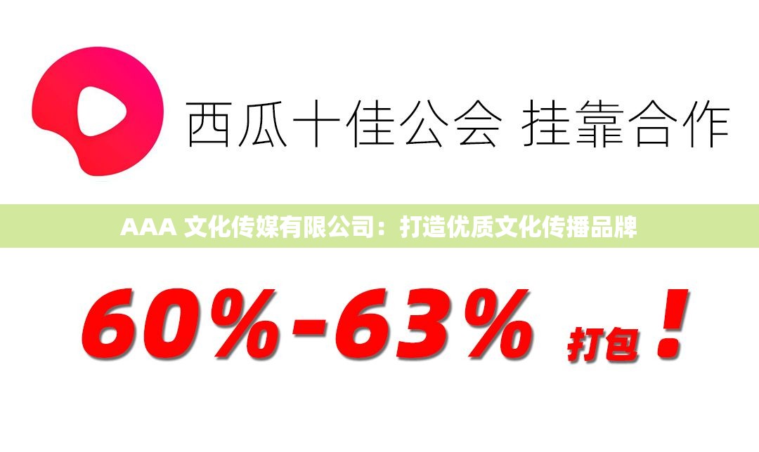AAA 文化传媒有限公司：打造优质文化传播品牌