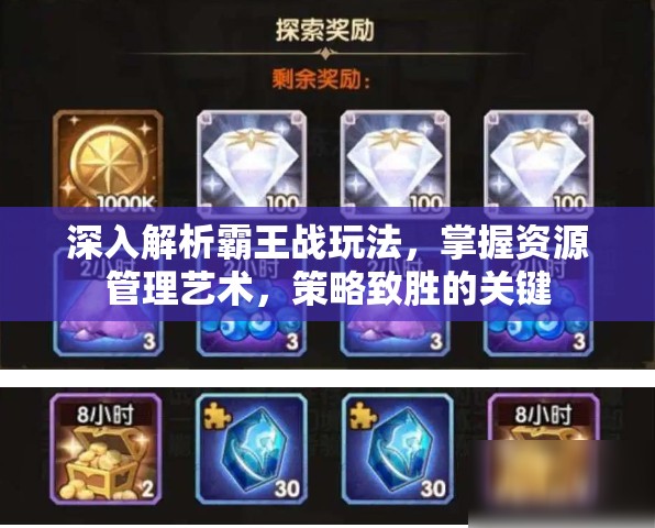 深入解析霸王战玩法，掌握资源管理艺术，策略致胜的关键