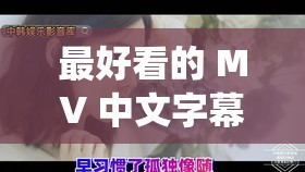最好看的 MV 中文字幕国语电影：演绎华语经典，呈现视觉盛宴