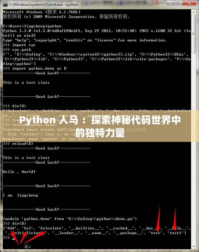 Python 人马 ：探索神秘代码世界中的独特力量