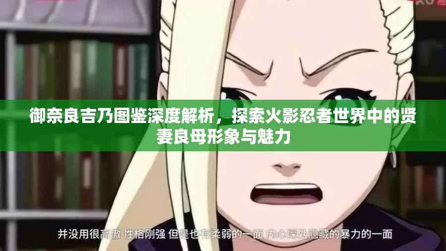 御奈良吉乃图鉴深度解析，探索火影忍者世界中的贤妻良母形象与魅力