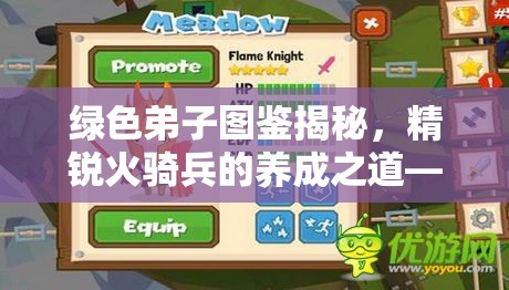 绿色弟子图鉴揭秘，精锐火骑兵的养成之道——资源管理与高效利用的艺术