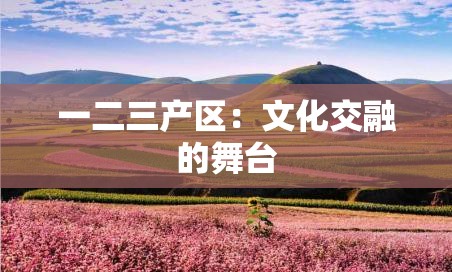 一二三产区：文化交融的舞台