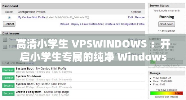 高清小学生 VPSWINDOWS ：开启小学生专属的纯净 Windows 学习之旅