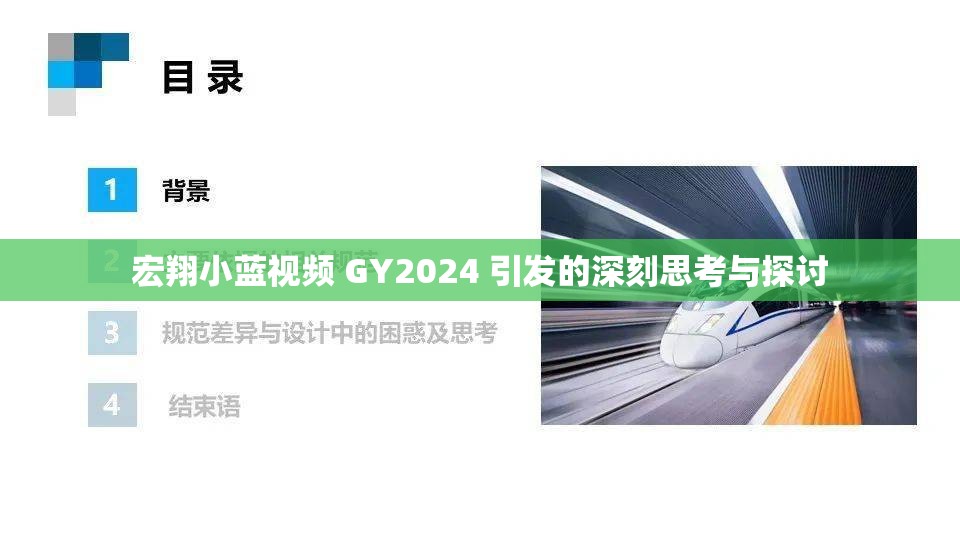 宏翔小蓝视频 GY2024 引发的深刻思考与探讨