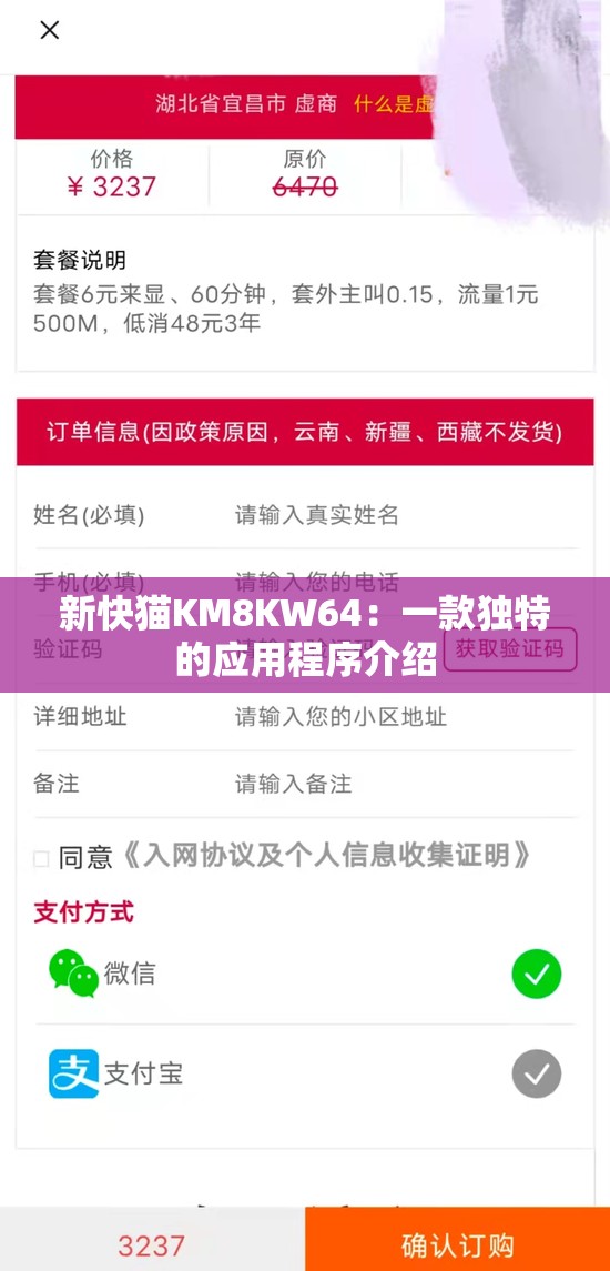 新快猫KM8KW64：一款独特的应用程序介绍