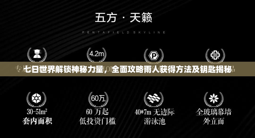 七日世界解锁神秘力量，全面攻略雨人获得方法及钥匙揭秘