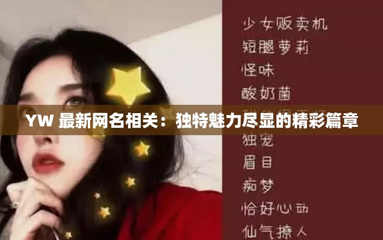YW 最新网名相关：独特魅力尽显的精彩篇章