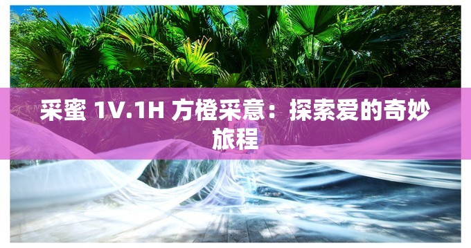 采蜜 1V.1H 方橙采意：探索爱的奇妙旅程