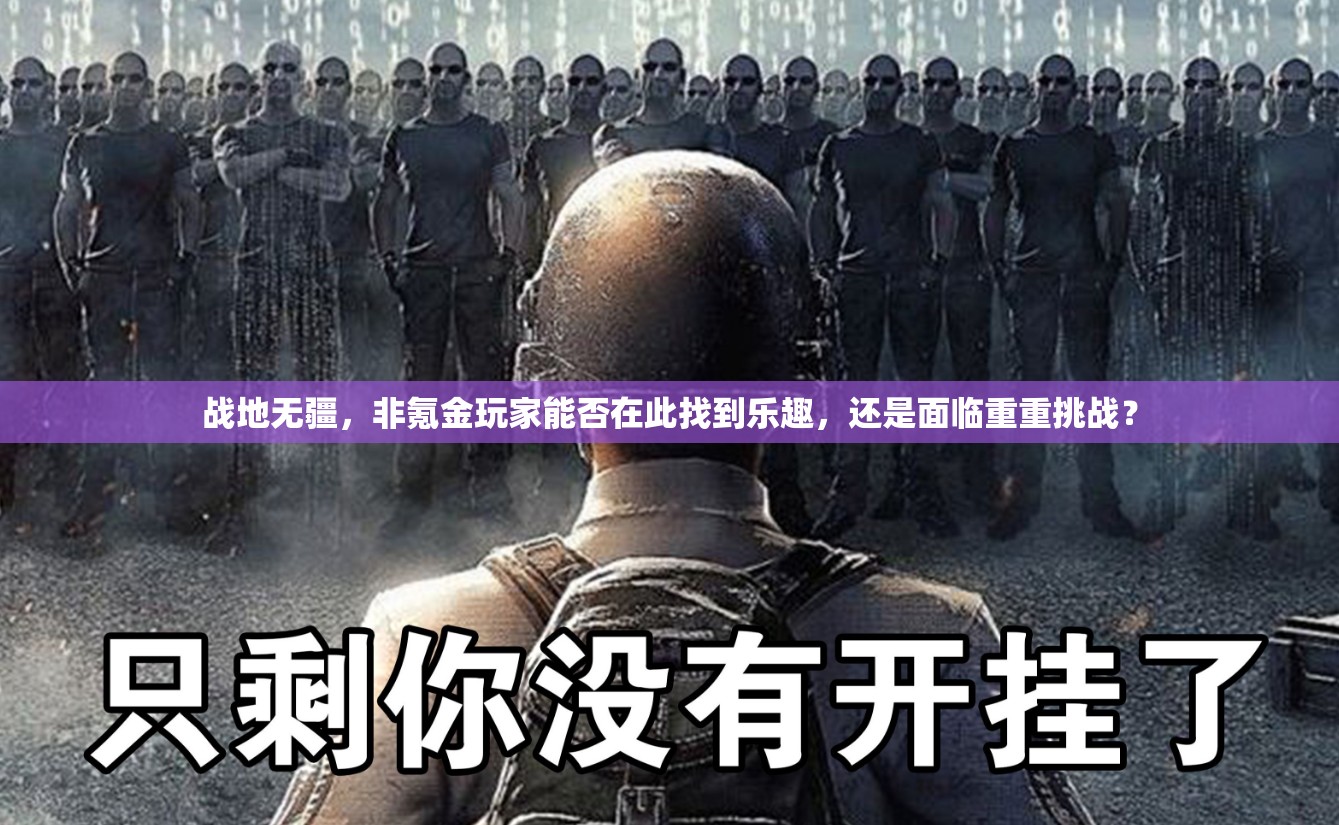 战地无疆，非氪金玩家能否在此找到乐趣，还是面临重重挑战？