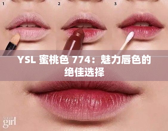 YSL 蜜桃色 774：魅力唇色的绝佳选择