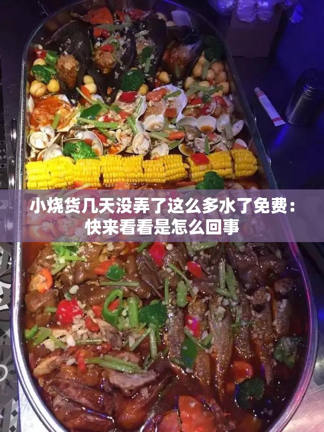 小烧货几天没弄了这么多水了免费：快来看看是怎么回事