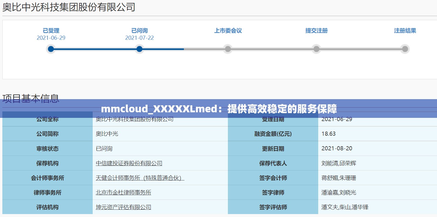 mmcloud_XXXXXLmed：提供高效稳定的服务保障