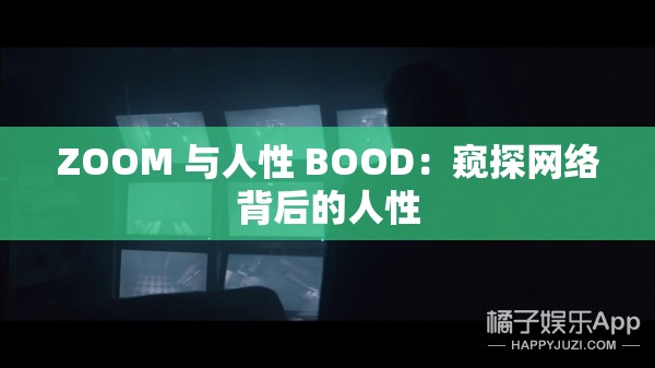 ZOOM 与人性 BOOD：窥探网络背后的人性