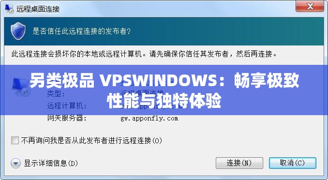 另类极品 VPSWINDOWS：畅享极致性能与独特体验