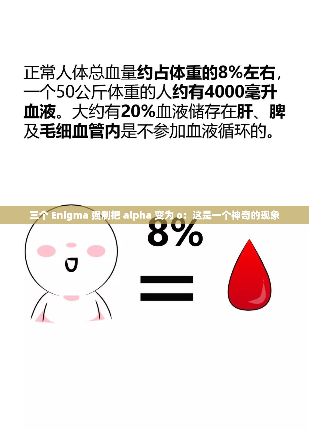 三个 Enigma 强制把 alpha 变为 o：这是一个神奇的现象