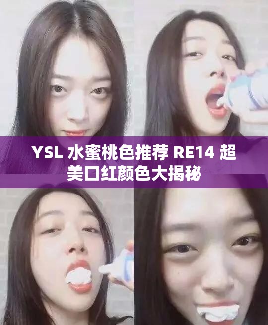 YSL 水蜜桃色推荐 RE14 超美口红颜色大揭秘