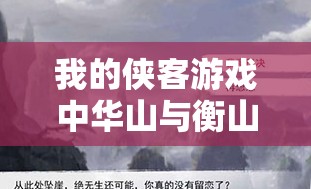 我的侠客游戏中华山与衡山跳崖技巧及注意事项全面解析