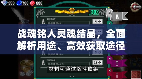 战魂铭人灵魂结晶，全面解析用途、高效获取途径及资源管理优化策略