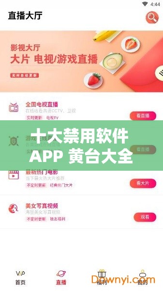 十大禁用软件 APP 黄台大全下载：畅享无限激情