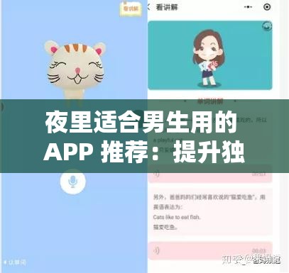 夜里适合男生用的 APP 推荐：提升独处时光品质的必备神器