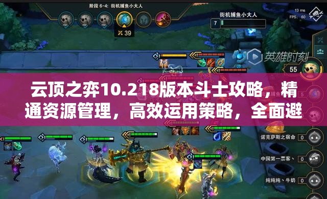 云顶之弈10.218版本斗士攻略，精通资源管理，高效运用策略，全面避免资源浪费