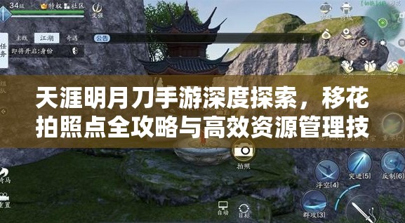 天涯明月刀手游深度探索，移花拍照点全攻略与高效资源管理技巧