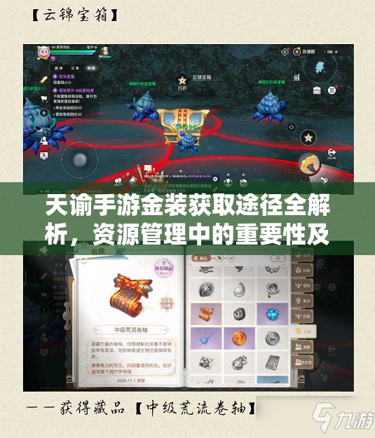 天谕手游金装获取途径全解析，资源管理中的重要性及高效获取策略
