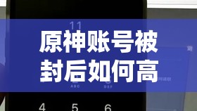 原神账号被封后如何高效解封与申诉，全面步骤与技巧攻略