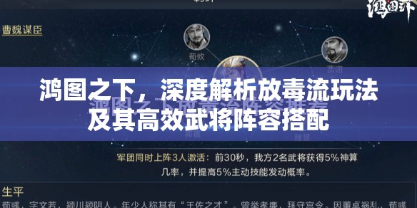 鸿图之下，深度解析放毒流玩法及其高效武将阵容搭配