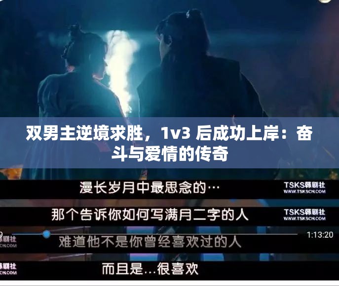 双男主逆境求胜，1v3 后成功上岸：奋斗与爱情的传奇